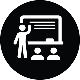 icon circle figure presentation 8